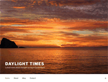 Tablet Screenshot of daylighttimes.com.au